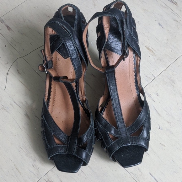 Lucky Brand LK Randy platform wedge shoes - Picture 2 of 16